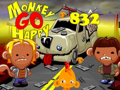 Permainan Monkey Go Happy Stage 832