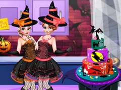 Permainan Halloween Party Cake