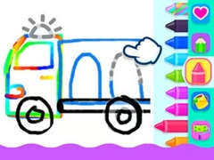 Permainan Toddler Drawing: Ambulance