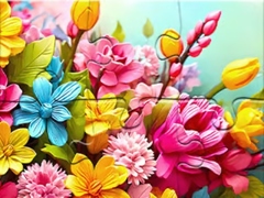 Permainan Jigsaw Puzzle Flowers