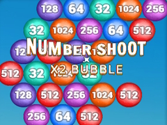 Permainan Number Shoot x 2 bubble