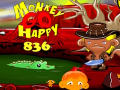 Permainan Monkey Go Happy Stage 836