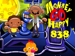 Permainan Monkey Go Happy Stage 838