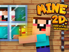 Permainan Mine 2D Survival Herobrine