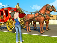 Permainan Horse Cart Transport Taxi Game