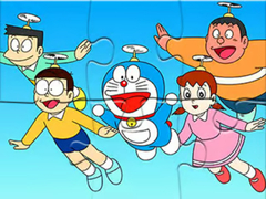 Permainan Jigsaw Puzzle: Doraemon Flying