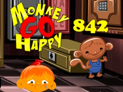 Permainan Monkey Go Happy Stage 842