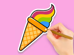 Permainan Coloring Book: Rainbow Ice Cream