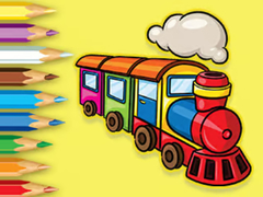 Permainan Coloring Book: Running Train