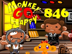 Permainan Monkey Go Happy Stage 846