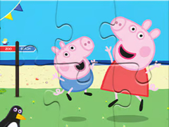 Permainan Jigsaw Puzzle: Peppa Fun Day