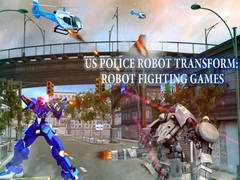 Permainan US Police Robot Transform: Robot  fighting games