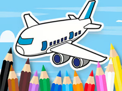 Permainan Coloring Book: Flying Airplane