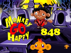 Permainan Monkey Go Happy Stage 848