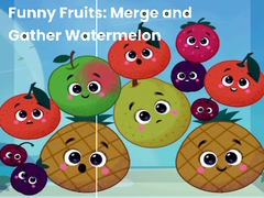 Permainan Funny fruits: merge and gather watermelon