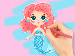 Permainan Coloring Book: Enjoying Mermaid