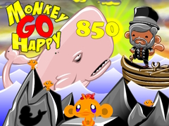 Permainan Monkey Go Happy Stage 850