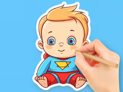 Permainan Coloring Book: Cute Super Baby