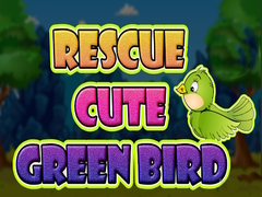 Permainan Rescue Cute Green Bird