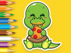 Permainan Coloring Book: Hungry Dinosaurs