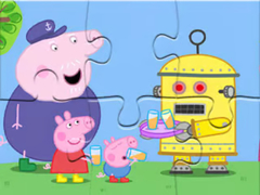 Permainan Jigsaw Puzzle: Peppa Robot