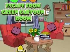 Permainan Escape from Green Cartoon Room