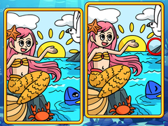 Permainan Mermaids Spot The Differences