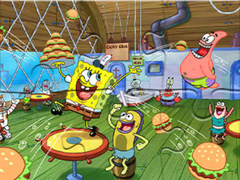 Permainan Jigsaw Puzzle: SpongeBob SquarePants Work Time