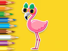 Permainan Coloring Book: Flamingo