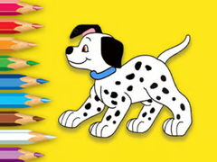 Permainan Coloring Book: Cute Spotted Dog