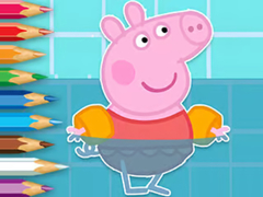 Permainan Coloring Book: Peppa Swimming