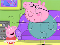 Permainan Jigsaw Puzzle: Daddy Pig Dancing