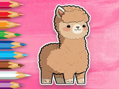 Permainan Coloring Book: Cute Alpaca