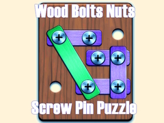 Permainan Wood Bolts Nuts Screw Pin Puzzle