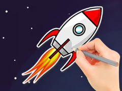 Permainan Coloring Book: Flying Rocket