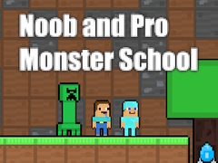 Permainan Noob and Pro Monster School