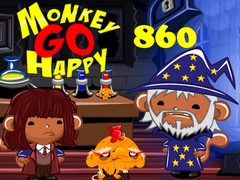 Permainan Monkey Go Happy Stage 860