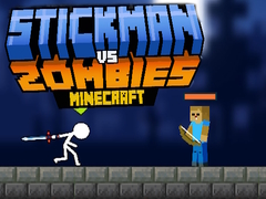 Permainan Stickman vs Zombies Minecraft