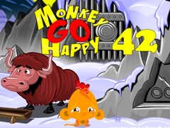 Permainan Monkey Go Happy Stage 42