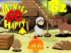 Permainan Monkey Go Happy Stage 62