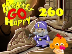 Permainan Monkey Go Happy Stage 260