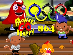 Permainan Monkey Go Happy Stage 864