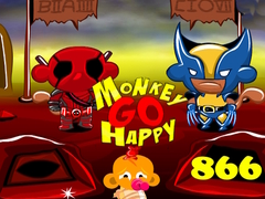 Permainan Monkey Go Happy Stage 866