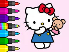 Permainan Coloring Book: Hello Kitty Teddy Bear