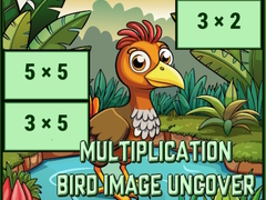 Permainan  Multiplication Bird Image Uncover