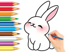 Permainan Coloring Book: Cute Rabbit