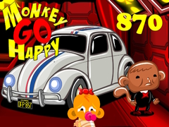 Permainan Monkey Go Happy Stage 870