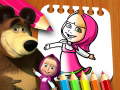 Permainan Masha & the Bear Coloring Book