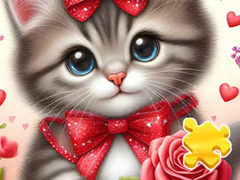 Permainan Jigsaw Puzzle: Rose Cat