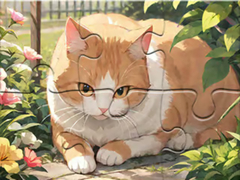 Permainan Jigsaw Puzzle: Cat Garden